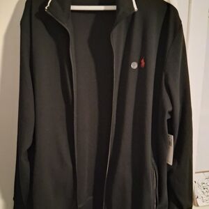 Black Polo Ralph Lauren Zipup Jacket NWT Sz XXL